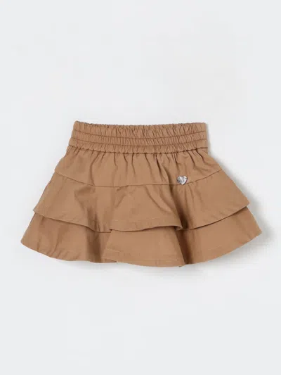 MONNALISA SKIRT MONNALISA KIDS COLOR TOBACCO,G68133094