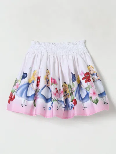 Monnalisa Skirt  Kids Color White