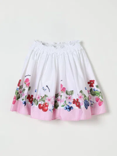 MONNALISA SKIRT MONNALISA KIDS COLOR WHITE,H06336001