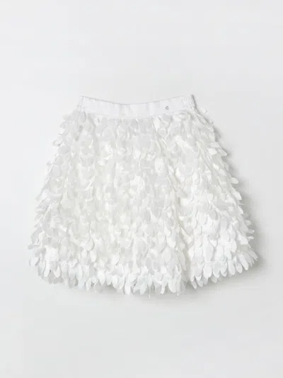 Monnalisa Skirt  Kids Color White