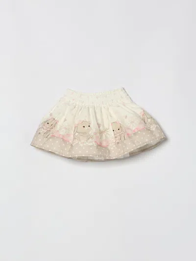 Monnalisa Babies' Skirt Kids  In Neutral