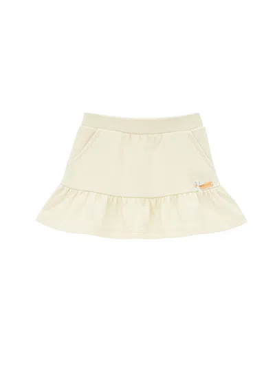 Monnalisa Babies'   Skirt With Gala And Ruffles In Neutral