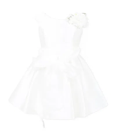Monnalisa Sleeveless Dress In White