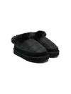 Monnalisa Slip-on Snow Boots In Black