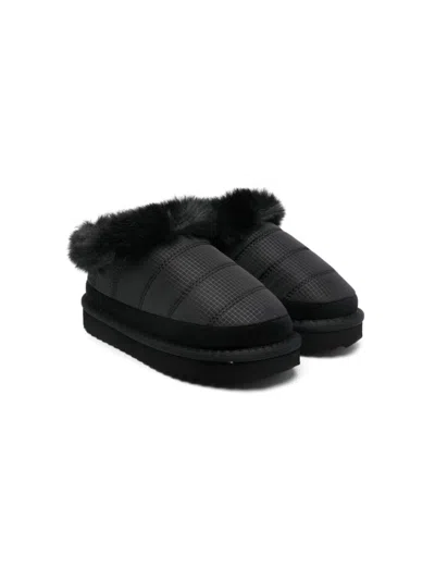 Monnalisa Kids' Slip-on Snow Boots In Black