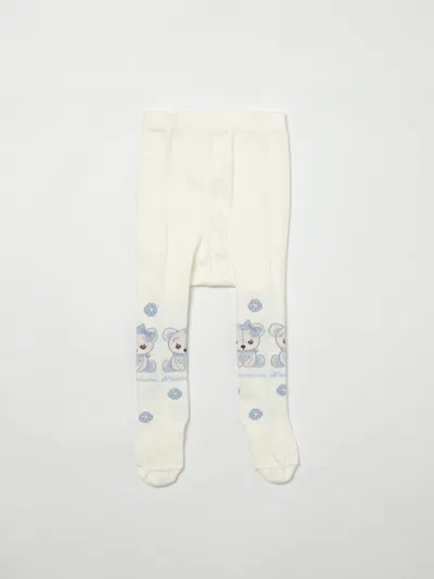 Monnalisa Socks Baby  Kids Color Beige In Multi