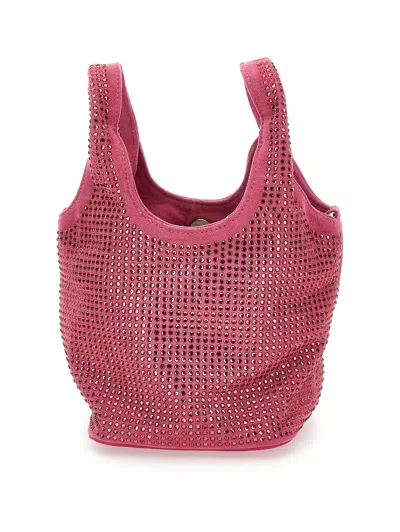 Monnalisa Kids'   Soft Rhinestone Bag In Fuchsia