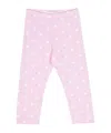Monnalisa Star-print Leggings In Pink