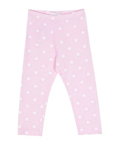 Monnalisa Kids' Star-print Leggings In Pink