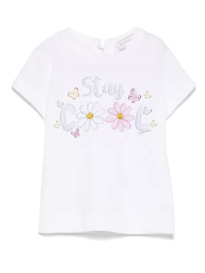 Monnalisa Babies' Stay Cool T-shirt In White