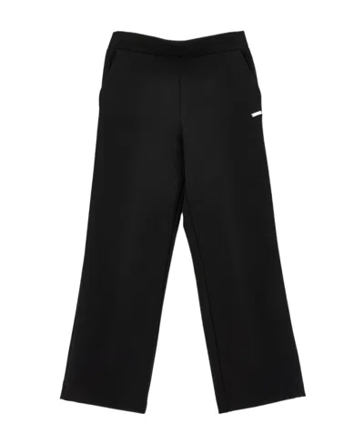 Monnalisa Straight-leg Trousers In Black