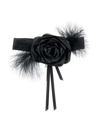 Monnalisa Kids'   Stretch Coated Choker In Black