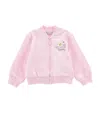 Monnalisa Baumwoll-sweatshirt Mit Reissverschluss
