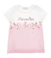 Monnalisa Crystal-logo T-shirt