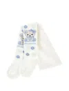 Monnalisa Stretch-cotton Socks In White