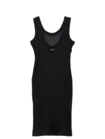 Monnalisa Kids'   Stretch Viscose Sheath Dress In Black