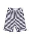 Monnalisa Stripe-pattern Wide Leg Trousers In White