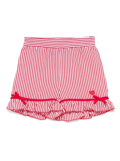 Monnalisa Babies' Striped Shorts In White