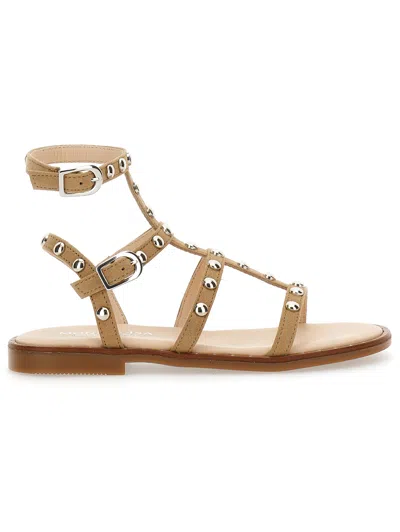 Monnalisa Kids' Sandalen Mit Nieten In 0003