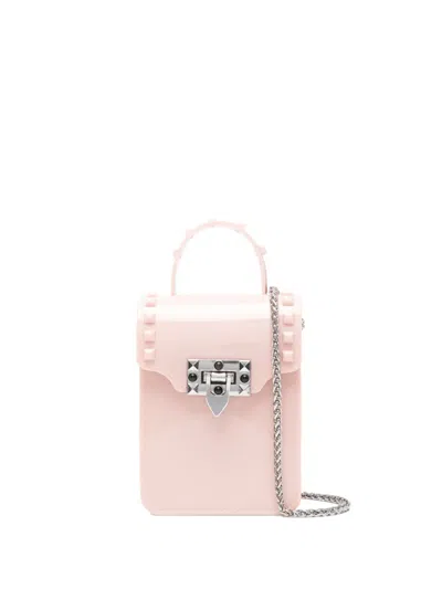 Monnalisa Kids' Studded Shoulder Bag In Pink
