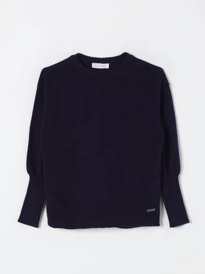 Monnalisa Sweater  Kids Color Blue In Blau