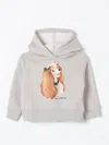 Monnalisa X Disney Lady And The Tramp Hoodie In Ecru