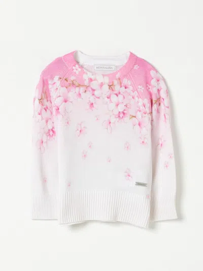 MONNALISA SWEATER MONNALISA KIDS COLOR PINK,G51882010