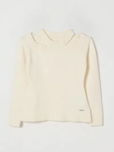 Monnalisa Sweater  Kids Color White In Neutral