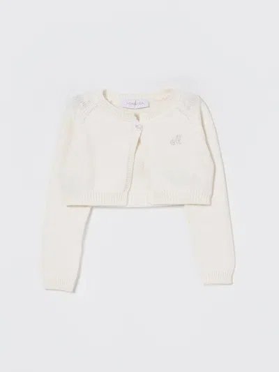 Monnalisa Babies' Sweater  Kids Color White In Neutral