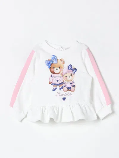 Monnalisa Babies' Sweater  Kids Color White In Weiss