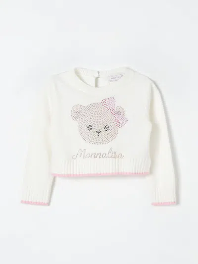 Monnalisa Babies' Jumper  Kids Colour White In Weiss