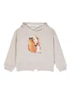 Monnalisa Kids' X Disney Lady And The Tramp Hoodie In Ecru