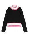 Monnalisa Ribbed Mini Sweater In White