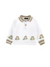 Monnalisa Sweatshirt With Collar In White