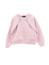 Monnalisa Sweatshirt With Shrug In Rosa Fairy Tale