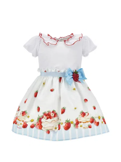 Monnalisa Kids' Sweet Dress In Multi