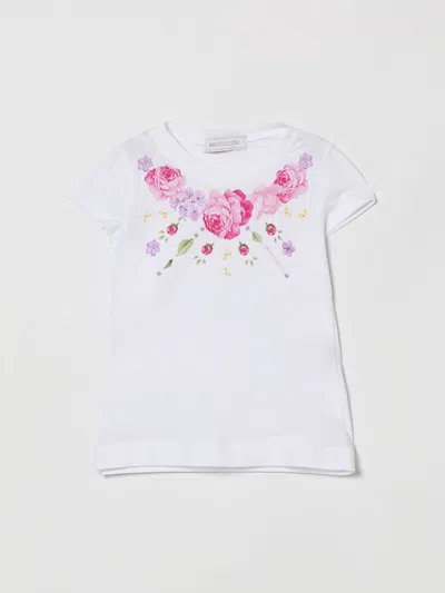 Monnalisa T-shirt Kids  In White
