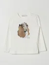 Monnalisa X Disney Rhinestone-embellished T-shirt In Cream
