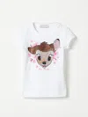 Monnalisa T-shirt  Kids Color White In White