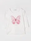 Monnalisa T-shirt  Kids Color White In White