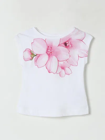 Monnalisa Kids' T-shirt Con Stampa Floreale
