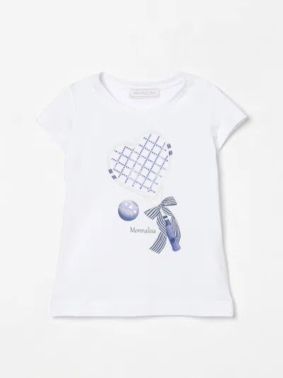 MONNALISA T-SHIRT MONNALISA KIDS COLOR WHITE,G90572001