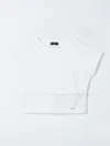 Monnalisa T-shirt  Kids Color White In White