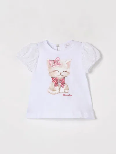 Monnalisa Babies' T-shirt  Kinder Farbe Weiss