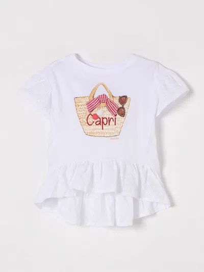 Monnalisa Kids' T-shirt  Kinder Farbe Weiss