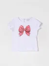 Monnalisa T-shirt  Kinder Farbe Weiss In Weiss