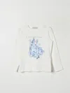 Monnalisa T-shirt  Kids Color Yellow Cream In Yellow Cream