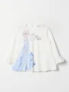 Monnalisa T-shirt  Kids Color Yellow Cream In Yellow Cream