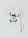 Monnalisa T-shirt  Kids Color Yellow Cream In White