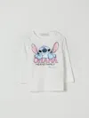 Monnalisa T-shirt  Kids Color Yellow Cream In White